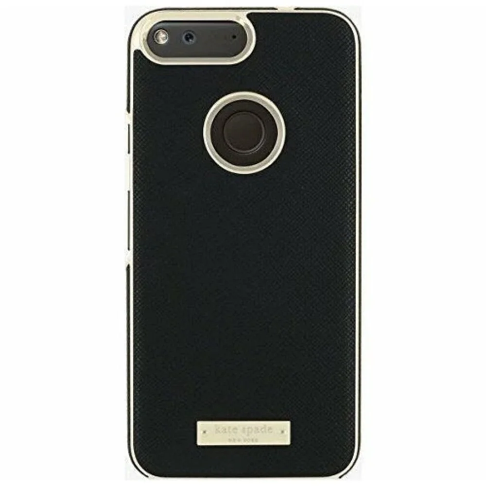 New OEM Kate Spade New York Wrap Saffiano Black Case For Google Pixel XL 5.5